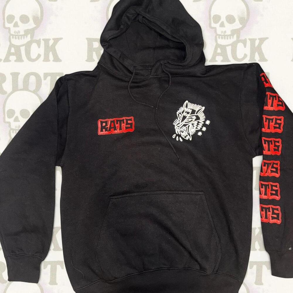 🐀 Rats Get Fat “Baphomet” Graphic Hoodie 🐀